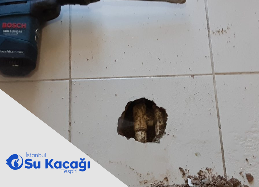Fayans kırmadan su kaçağı bulma