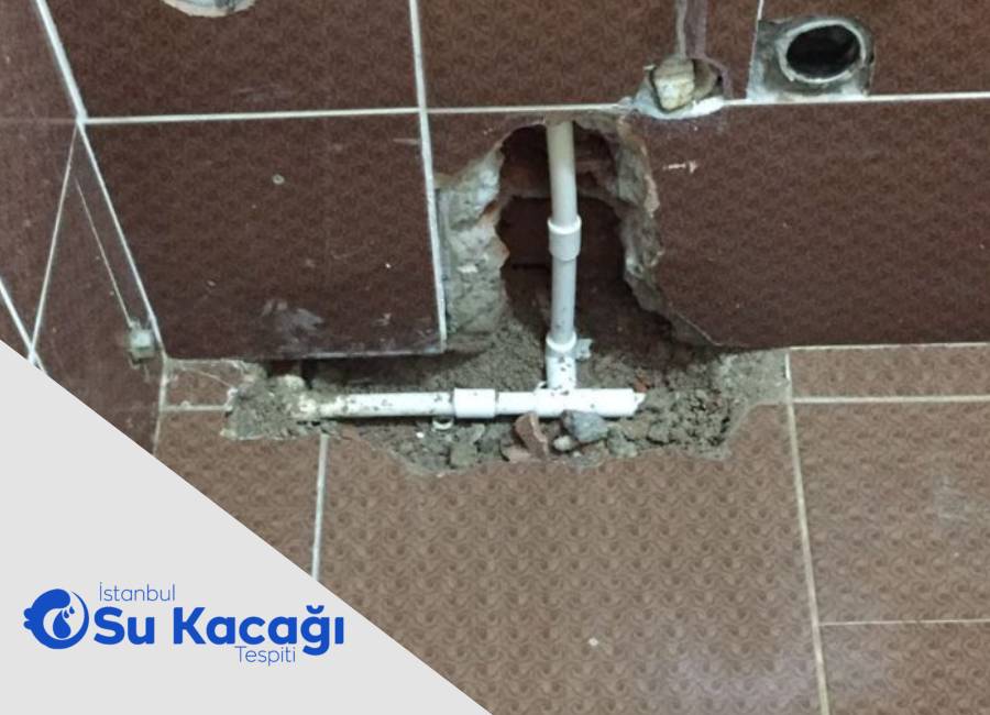 Banyo Tesisatında Kameralı Su Kaçağını Bulma
