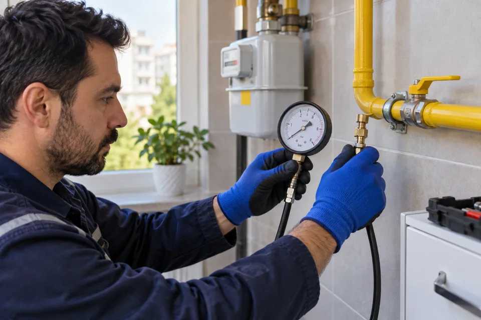 Doğalgaz Tesisatı hizmetini tanıtan temsili görsel